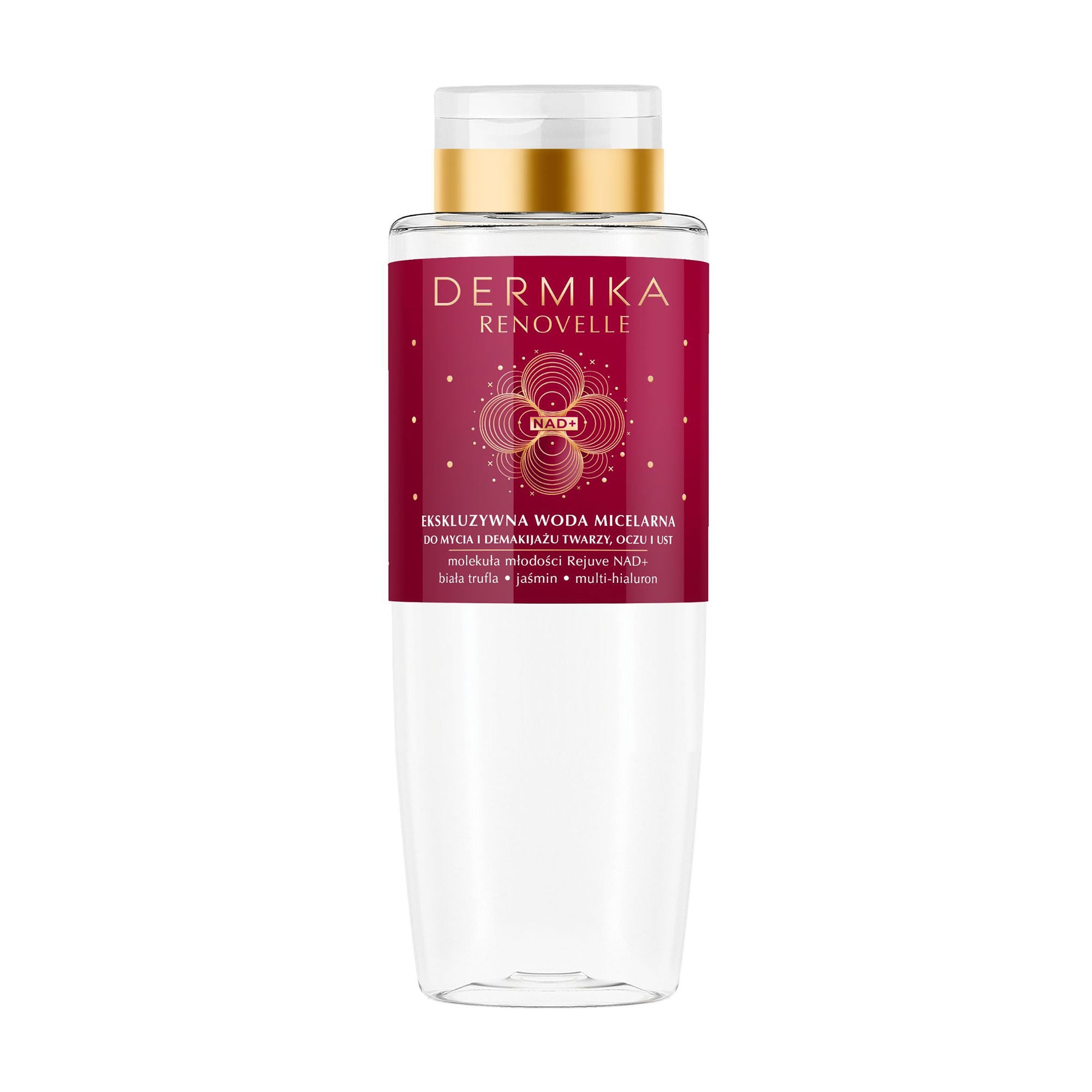 Міцелярна вода для вмивання та зняття макіяжу Dermika Renovelle Exclusive Jasmine Micellar Water із жасмином, 400 мл